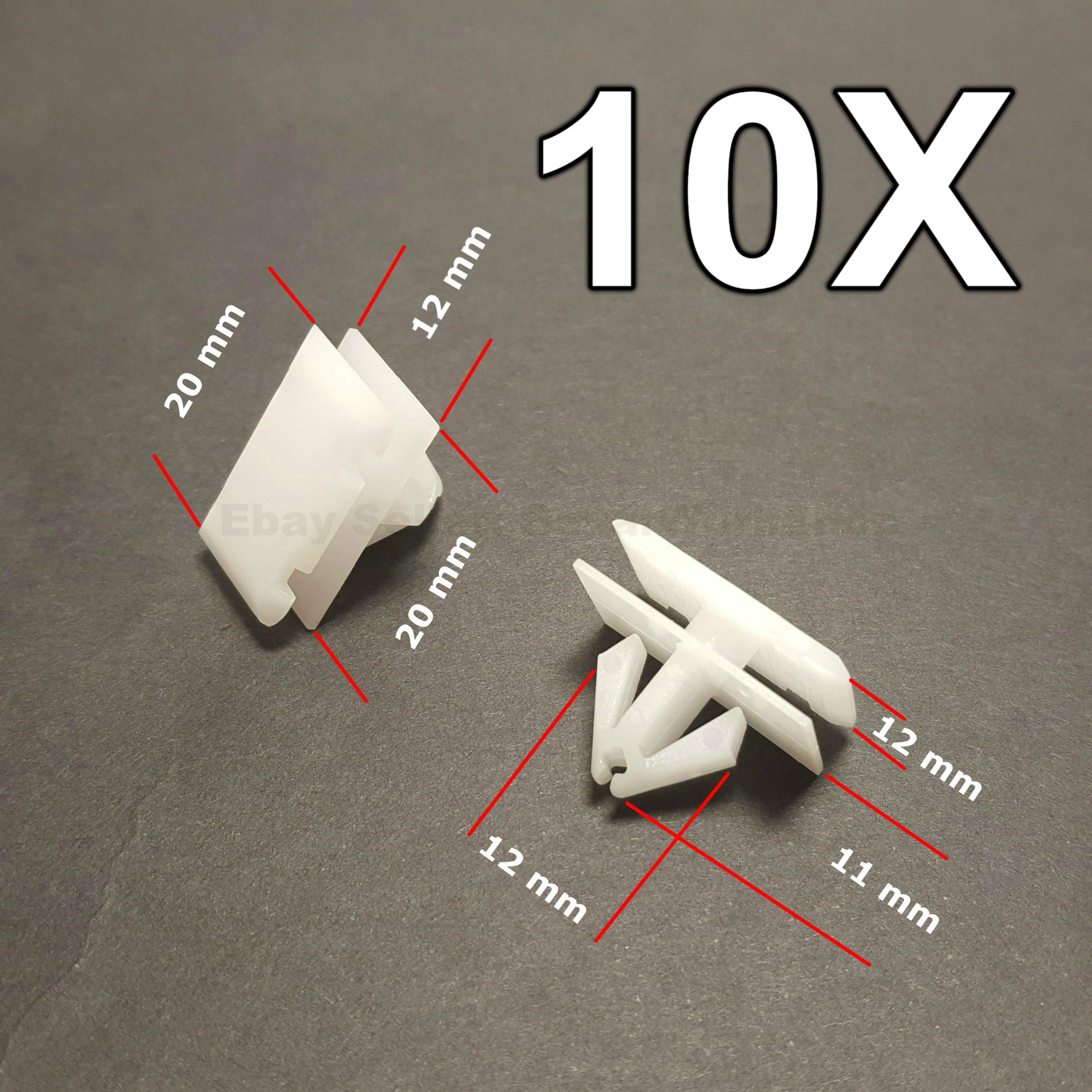 Buick GMC Cadillac Pontiac Chevrolet 10X Door Moulding Clips for GM 